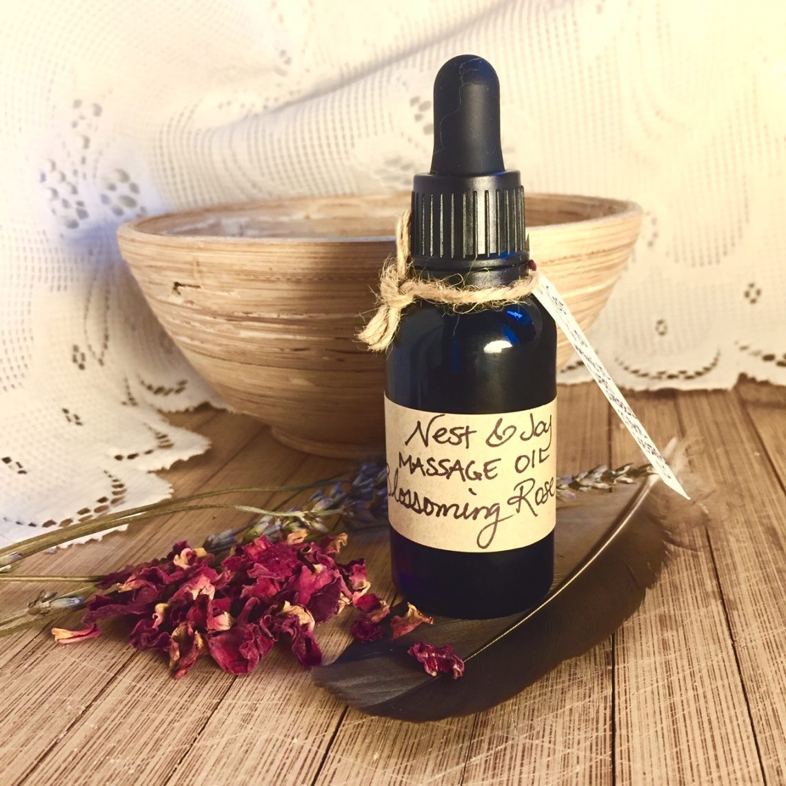 Blossoming Rose Massage Oil Nest & Joy